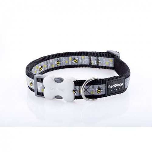 RedDingo Dog Collar Design Black XS